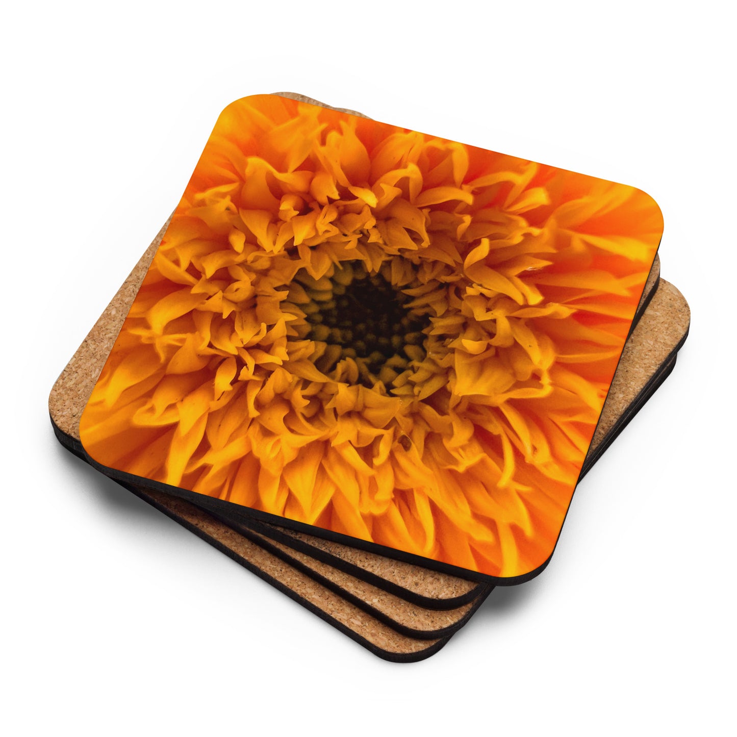 Sunflower | Cork-back Coaster