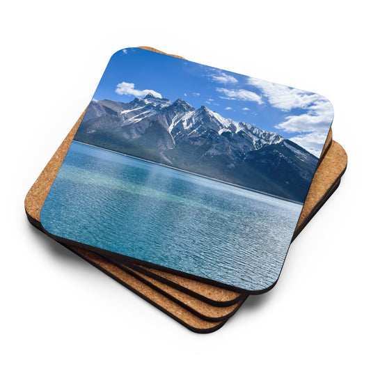 Lake Minnewanka | Cork-back Coaster