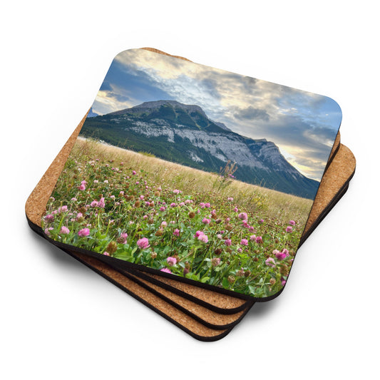 Mountain Flowers | Cork-back Coaster